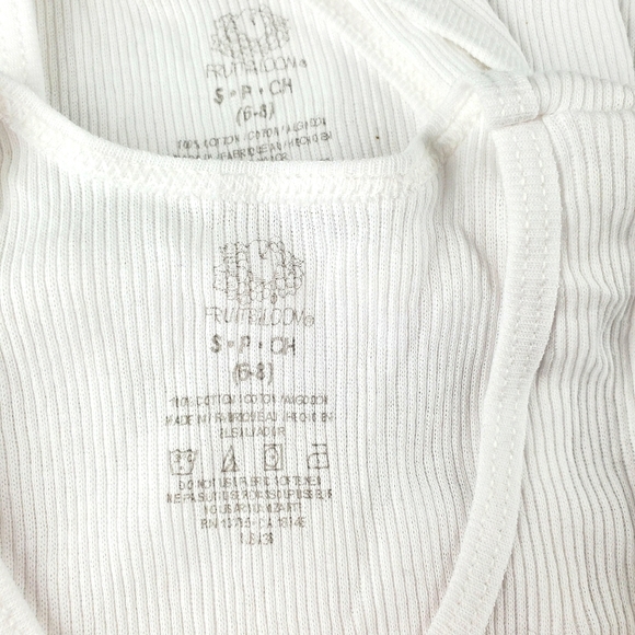NWOT Fruit of the Loom Tagless Ribbed Tank Top - Picture 2 of 3
